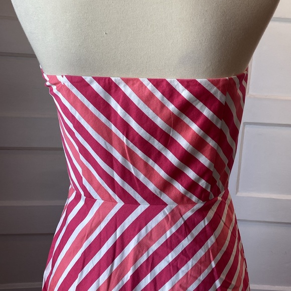Ann Taylor Strapless Striped Dress, Size 6 - Picture 5 of 16